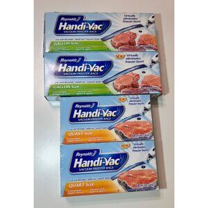Reynolds Handi Vac Vacuum Freezer Gallon & Quart Bags Discontinued HTF